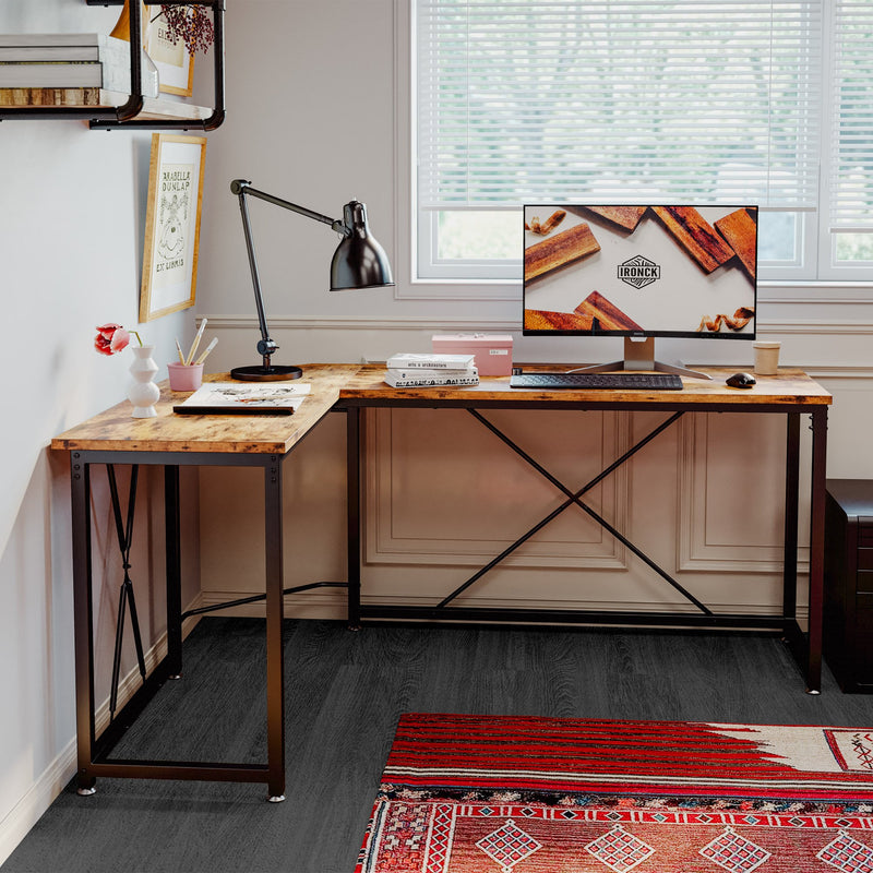 L-Shaped Computer Corner Desk