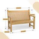 Fade-Resistant Patio Bench