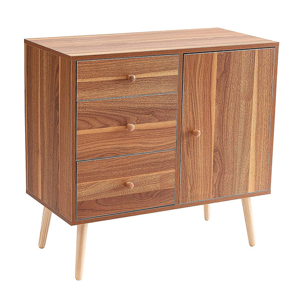 Wood Sideboard Cabinet, Free Standing Cabinet for Home Kitchen Dining Room