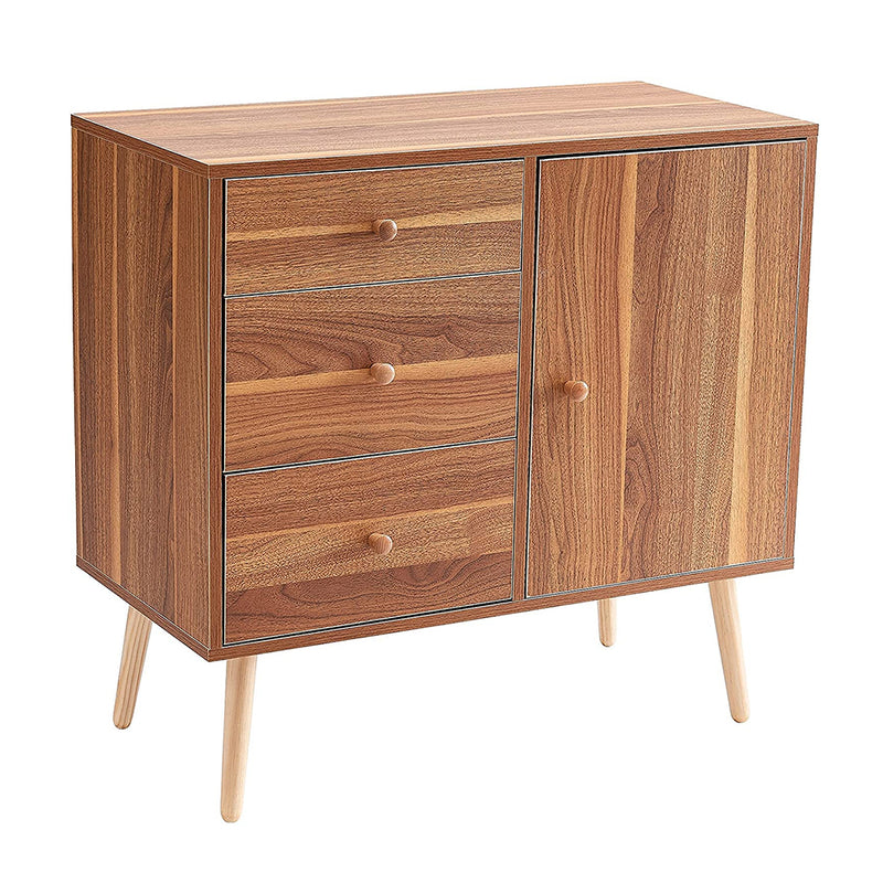 Wood Sideboard Cabinet, Free Standing Cabinet for Home Kitchen Dining Room