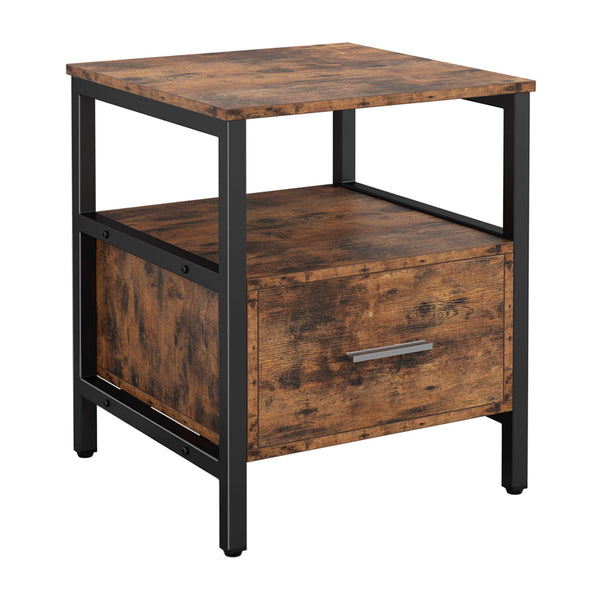 End Tables for Living Room, Side Table with with Drawer