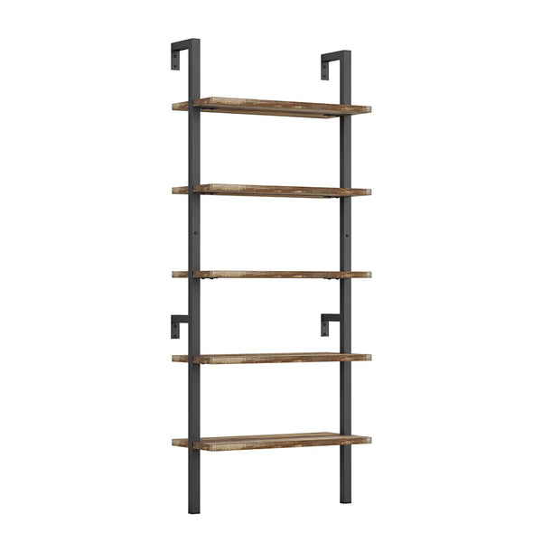 Industrial Ladder Shelf Bookcase 5 Tier