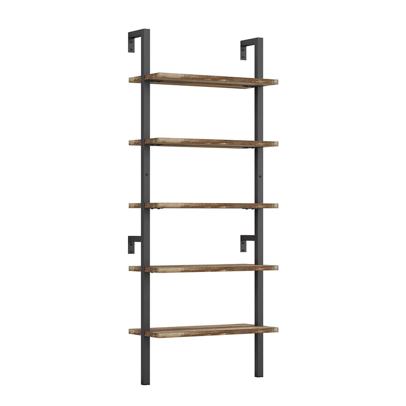 Industrial Ladder Shelf Bookcase 5 Tier