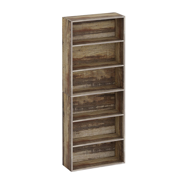 6 Tier Display Storage Shelves 70in Tall Bookcase Home Decor Furniture