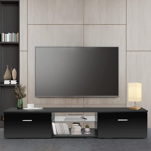 Modern TV Stand with Storage Cabinets