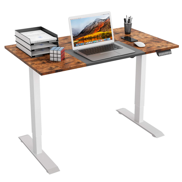 Electric Standing Desk, 47.2”Adjustable Height and Width Computer Desk