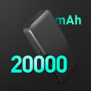 PB-N74S 18W PD Portable Charger Large Capacity with 3 Outputs & 3 Inputs 20000mAh