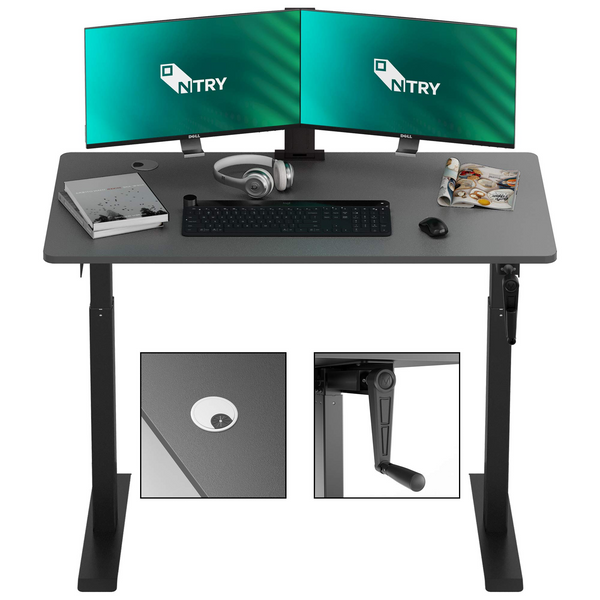 Standing Desk, 47 Inch Sit Stand Desk