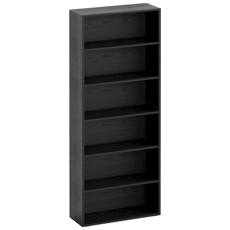 6 Tier Display Storage Shelves 70in Tall Bookcase Home Decor Furniture