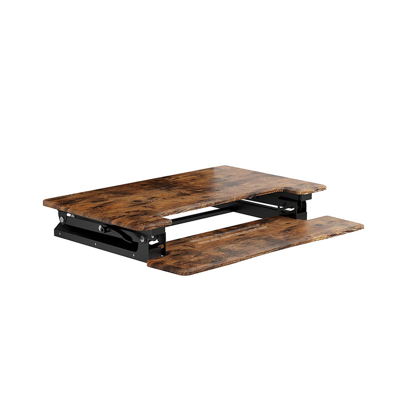 Standing Desk Converter, 30 Inches Height Adjustable Desk, Economic Desk Riser with Keyboard Tray, Industrial Desk