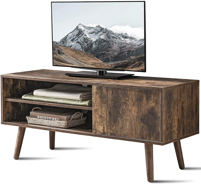 Modern TV Console with Shelves for Living Room Bedroom