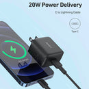 PA-R1 Swift Charger with PD & QC 3.0 USB C 20W Black