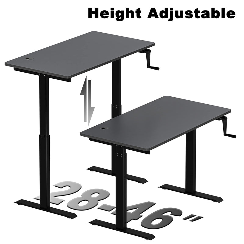 Standing Desk, 47 Inch Sit Stand Desk