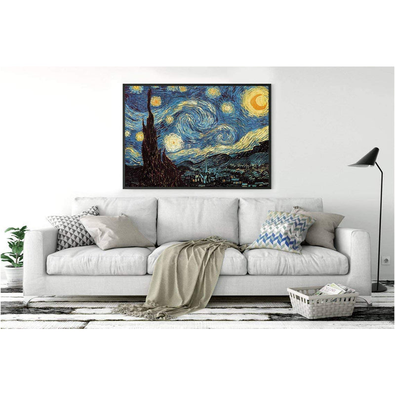 Starry Night by Vincent Van Gogh Jigsaw Puzzles for Adults 1000 Piece, Adult Children Intellective Educational Toy DIY Collectibles Modern Home Decoration
