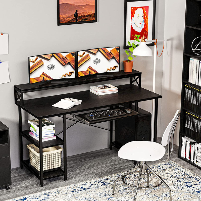 PC Desk with Keyboard