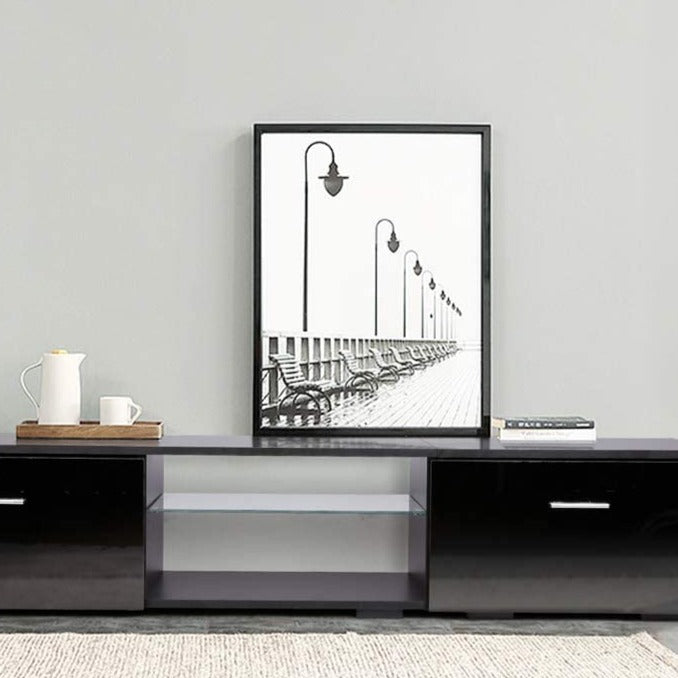 Modern TV Stand with Storage Cabinets