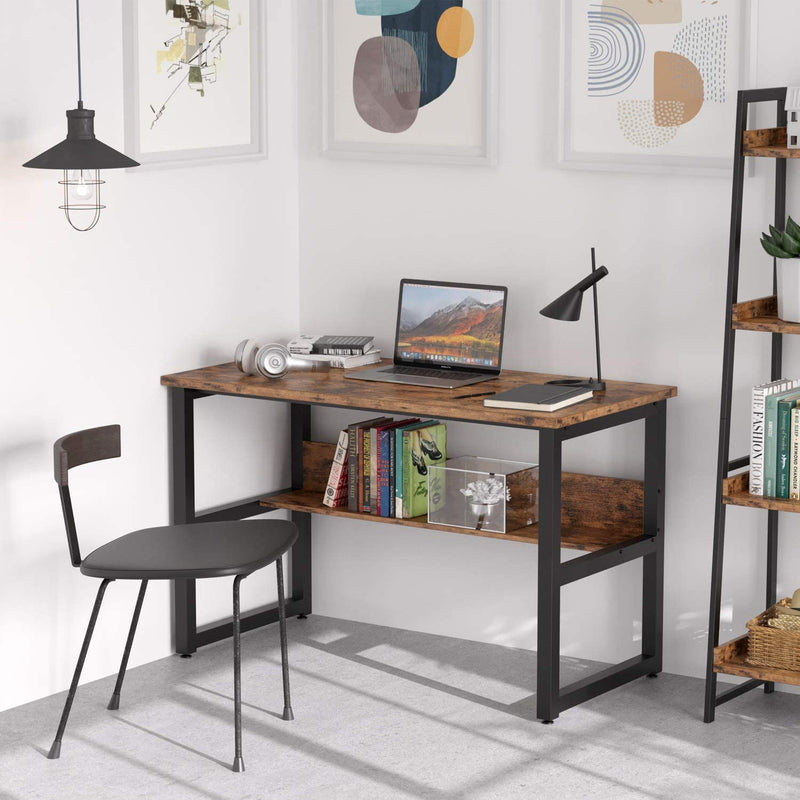 Computer Desk 39.4''& 47.3" & 55'' with Bookshelf