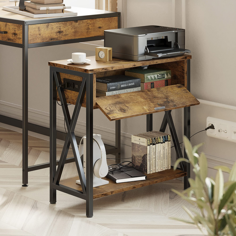 End Table with Charging Station
