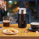 240ml Electric Milk Steamer for Making Latte, Cappuccino, Hot Chocolate in 1 min, Milk Frother Machine with Extra Whisks, 3 Modes Automatic Cold Hot Milk Frother & Warmer