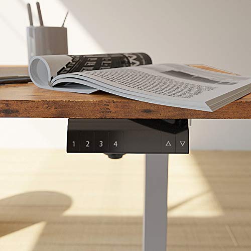 Electric Standing Desk, 47.2”Adjustable Height and Width Computer Desk