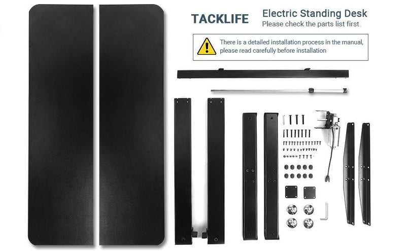 Height Adjustable Standing Desk, Lifting Range 72-120cm, 92*26cm Desktop, MLD01