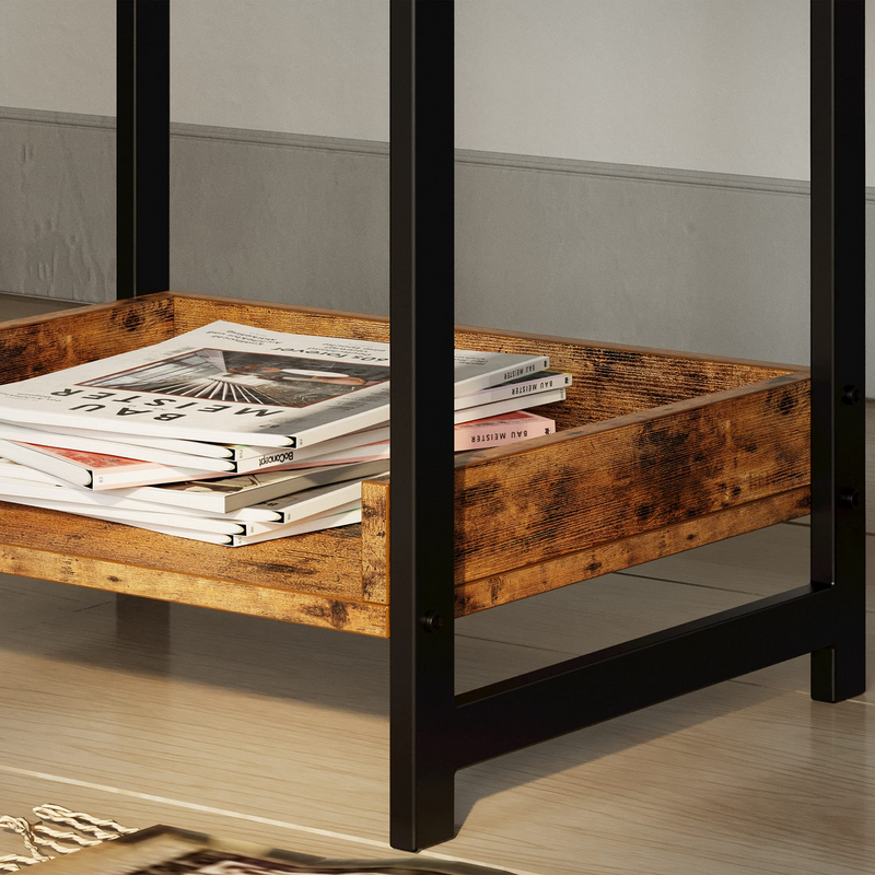 Nightstand with Wireless Charging, 19" Side Tables