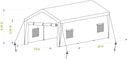 Heavy Duty Carport 10x20ft