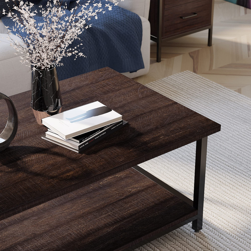 Modern Coffee Table,41" Small Lving Room Tables