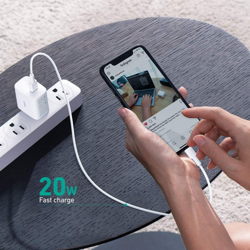 PA-F1S Swift 20W USB C Charger Power Delivery 3.0, 2 Pack