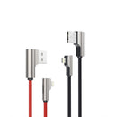 CB-AL04 90 Degree Lightning Data Cable L=1M*2Piece
