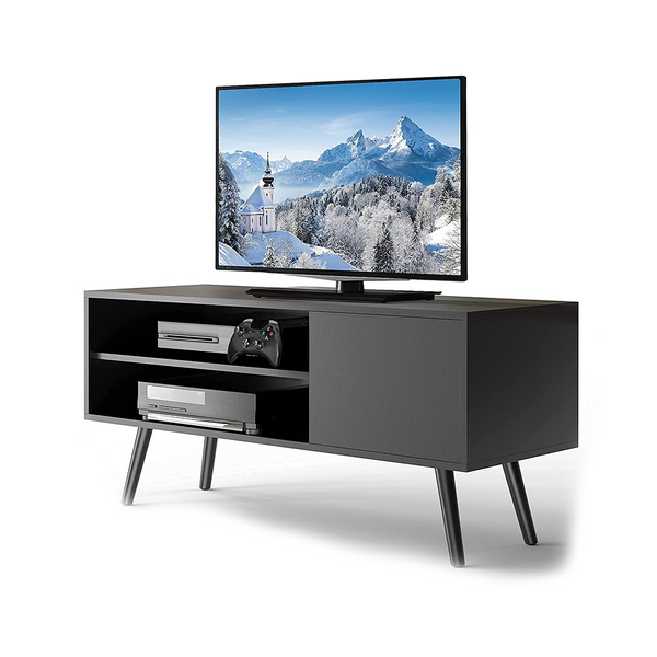 Modern TV Console with Shelves for Living Room Bedroom