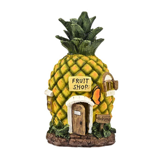 Fairy House Solar Powered LED Outdoor Decor Garden Light,Fairy Garden Cottage Figurines Sculptures for Outdoor Patio Lawn Yard Decoration