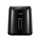 Air Fryer, 5.8QT, 1500W, 6 Presets, Timer, Preheat, Touchscreen LED, Black