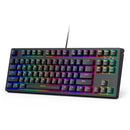 KMG14 Mechanical Keyboard Blue Switches Compact 87Key with Gaming Software