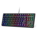 KMG14 Mechanical Keyboard Blue Switches Compact 87Key with Gaming Software