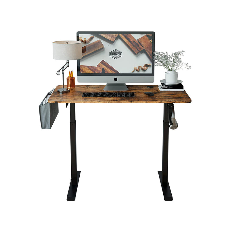 Adjustable Height Desk with Crank Handle