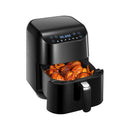 Plus 6-in-1 Air Fryer, 5.8 Quart Black, Customizable Smart Cooking Programs, Digital Touchscreen, Large Non-Stick Air Fryer Basket