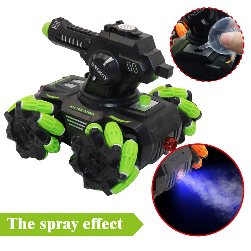 All Terrains Electric Toy Tank, Water Bomb Armored, Remote Control
