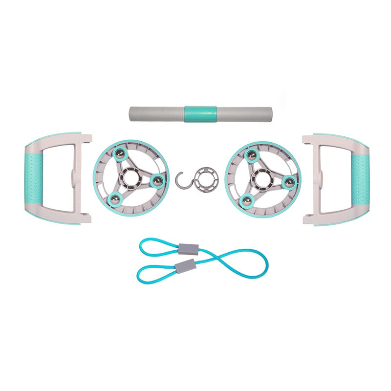 urge Ab Roller Wheel, Multifunctional Ab wheel with push-ups, dumbbells, resistance rope multifunctional family fitness equipment, core training fitness equipment