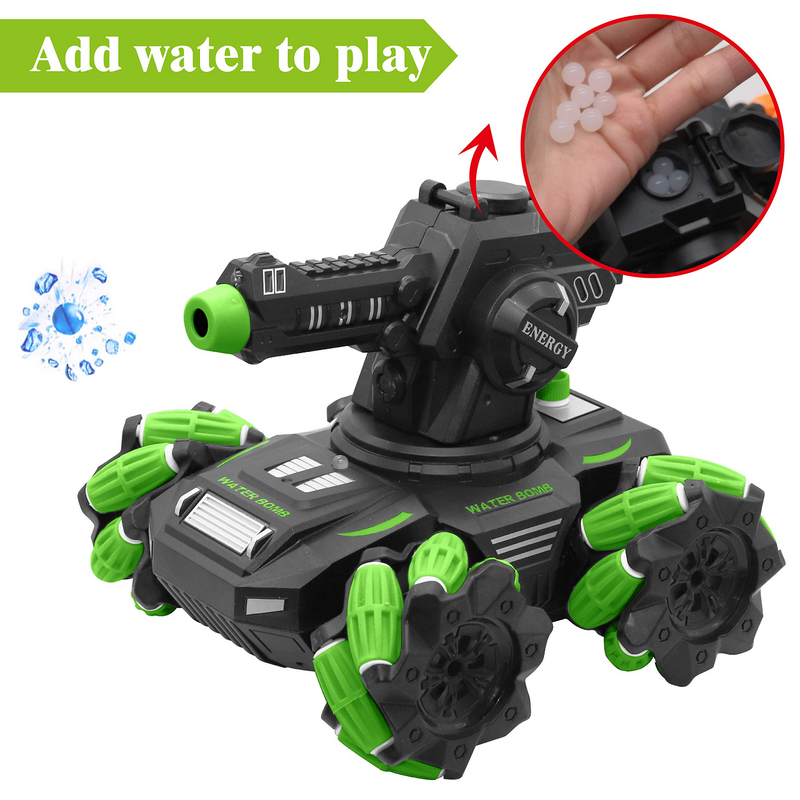 All Terrains Electric Toy Tank, Water Bomb Armored, Remote Control