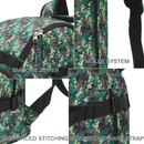 Ski Boot Bag Backpack, 50L Camouflage Bag Large Capacity Waterproof Padded Ski Travel Backpack & Snowboard Boot Bag(Separate Compartments) for Ski Boots