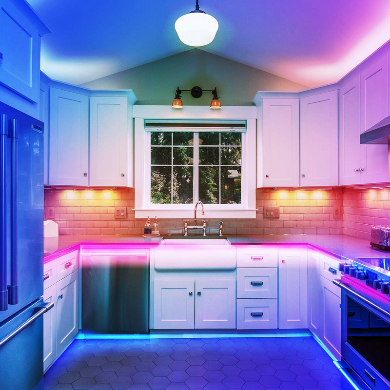 LED Strip Lights, 9.6ft, USB Powered, APP Control via Bluetooth, LED Lights Music Sync, Multicolor