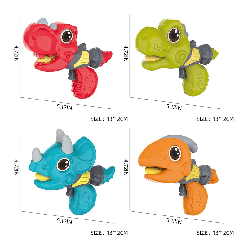 Dinosaur Toy for Kids: 6 Pack Dinosaur Toy Set with Flashing Lights and Sounds