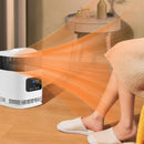 SPACE HEATER, ELECTRIC PORTABLE FAN HEATER, 1500W, FAST HEATING WITH REMOTE CONTROL, 3 HEATING MODES, ADUJSTABLE THERMOSTAT & 1-12HRS TIMER, TIP-OVER & LOCK PROTECTION INDOOR USE HOME OFFICE BATHROOM