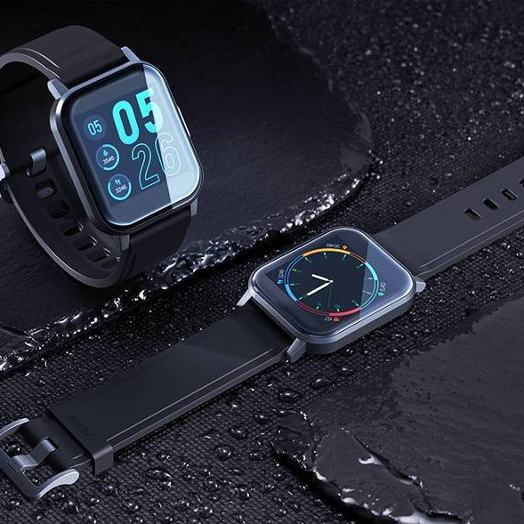Smartwatch Fitness Tracker 12 Activity Modes IPX6 Waterproof Black